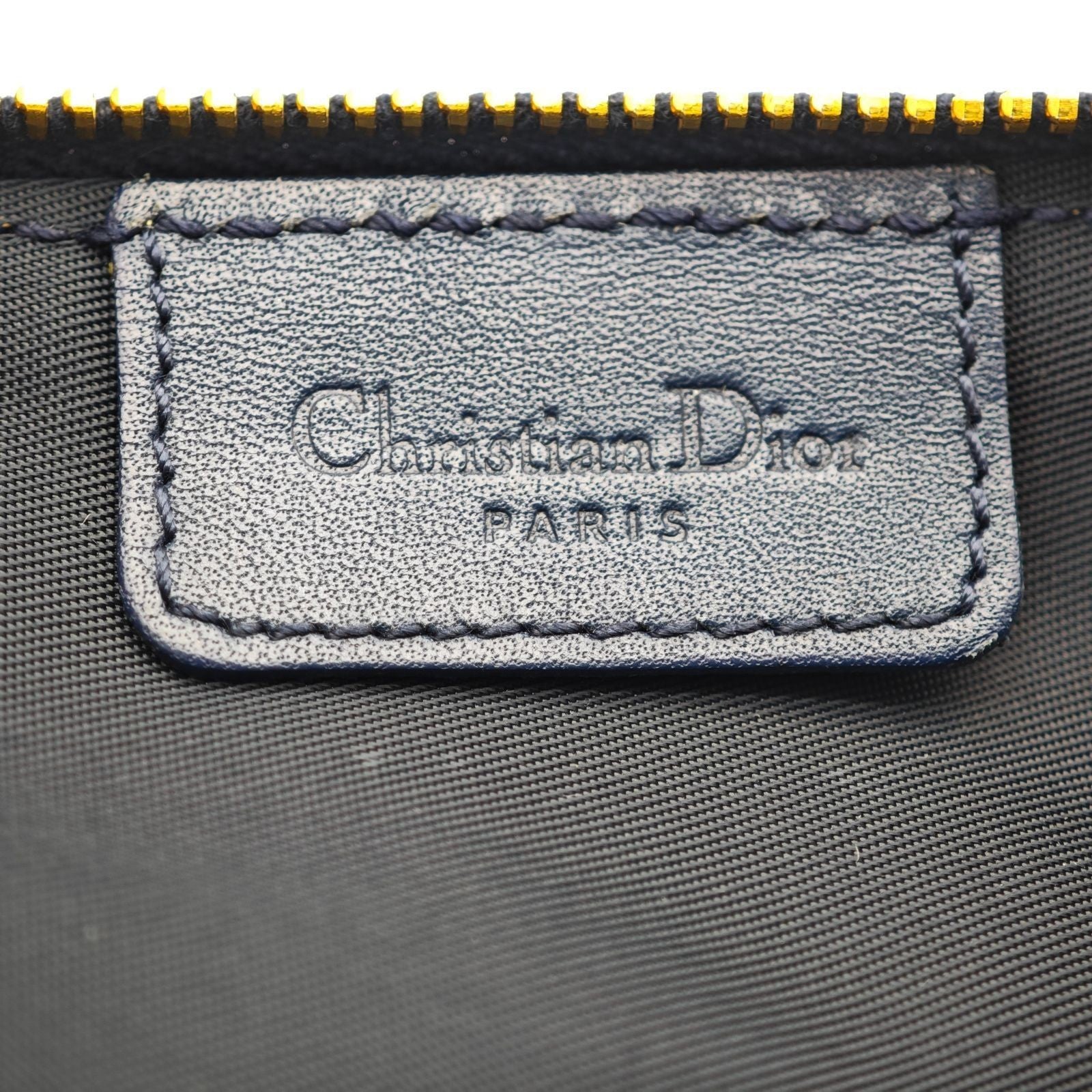 Dior Trotter Saddle Bag Handbag Mini Navy Women’s
