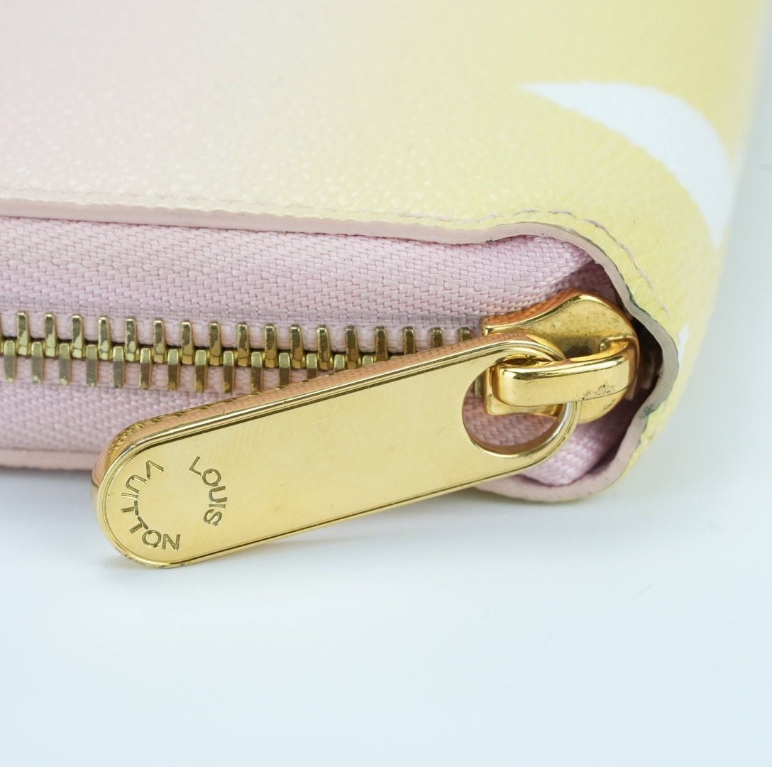 LOUIS VUITTON By the Pool Zippy Wallet M80361 Long Wallet Light Pink
