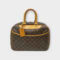Louis Vuitton M47270 Bowling Vanity Deauville Brown PVC Leather【B】