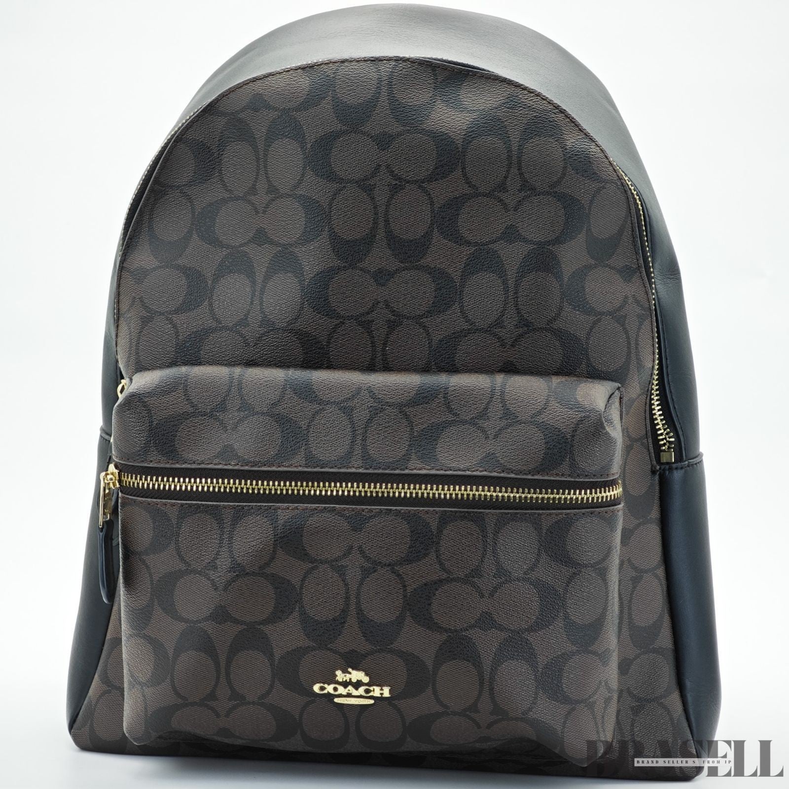 COACH Charlie Signature Backpack Brown color for Men and Women