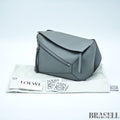 LOEWE Puzzle Bum Bag Small B510P35X09 Unique Cube-shaped Body/Shoulder Bag Gray
