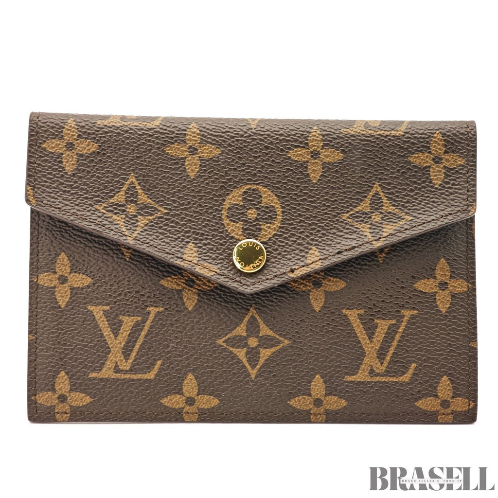 LOUIS VUITTON M60679 Monogram Daily Organizer Card Case Clutch Bag Wallet Brown