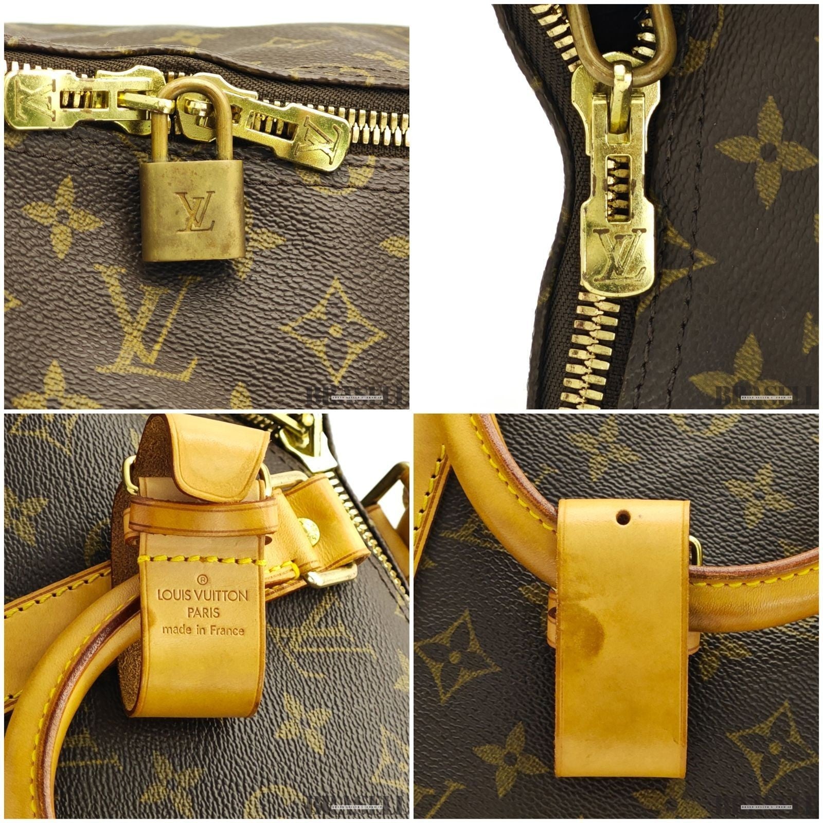 Louis Vuitton Keepall Bandoulière 50 M41416 Handbag Boston Bag Large Brown