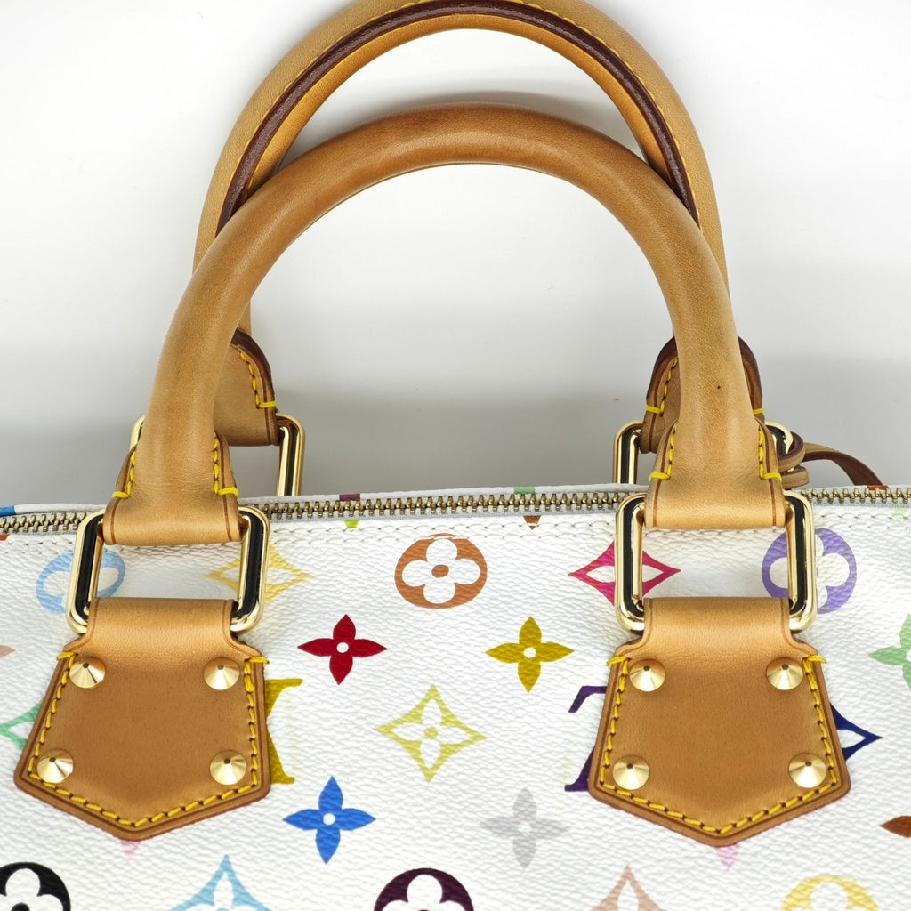 LOUIS VUITTON Monogram Multicolor Speedy 30 Handbag Mini Boston Bag M92643