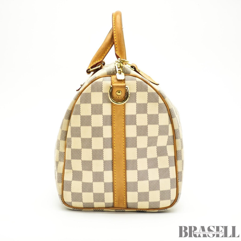 Louis Vuitton Azur Speedy Bandoulière 30 N40592 Handbag Shoulder Bag 2Way Ivory