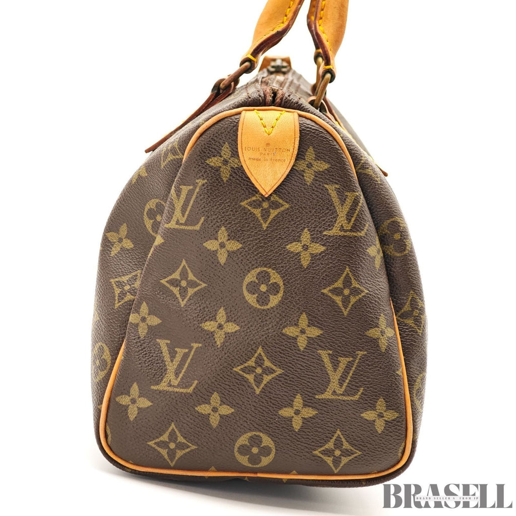 LOUIS VUITTON Speedy 25 M41528 Mini Boston Bag Brown Monogram Canvas Women's