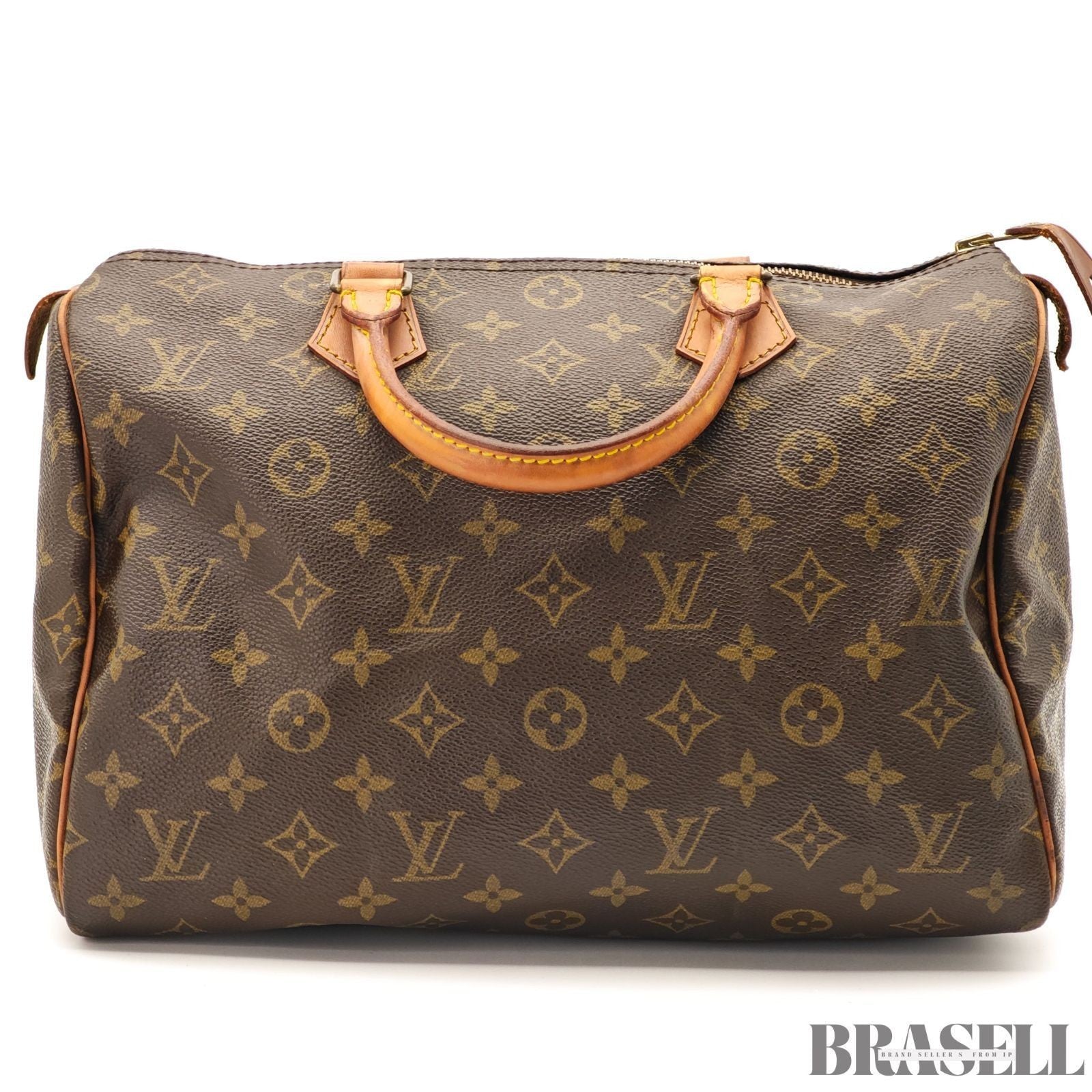LOUIS VUITTON Speedy 30 M41526 Mini Boston Bag Brown Monogram Canvas Women's