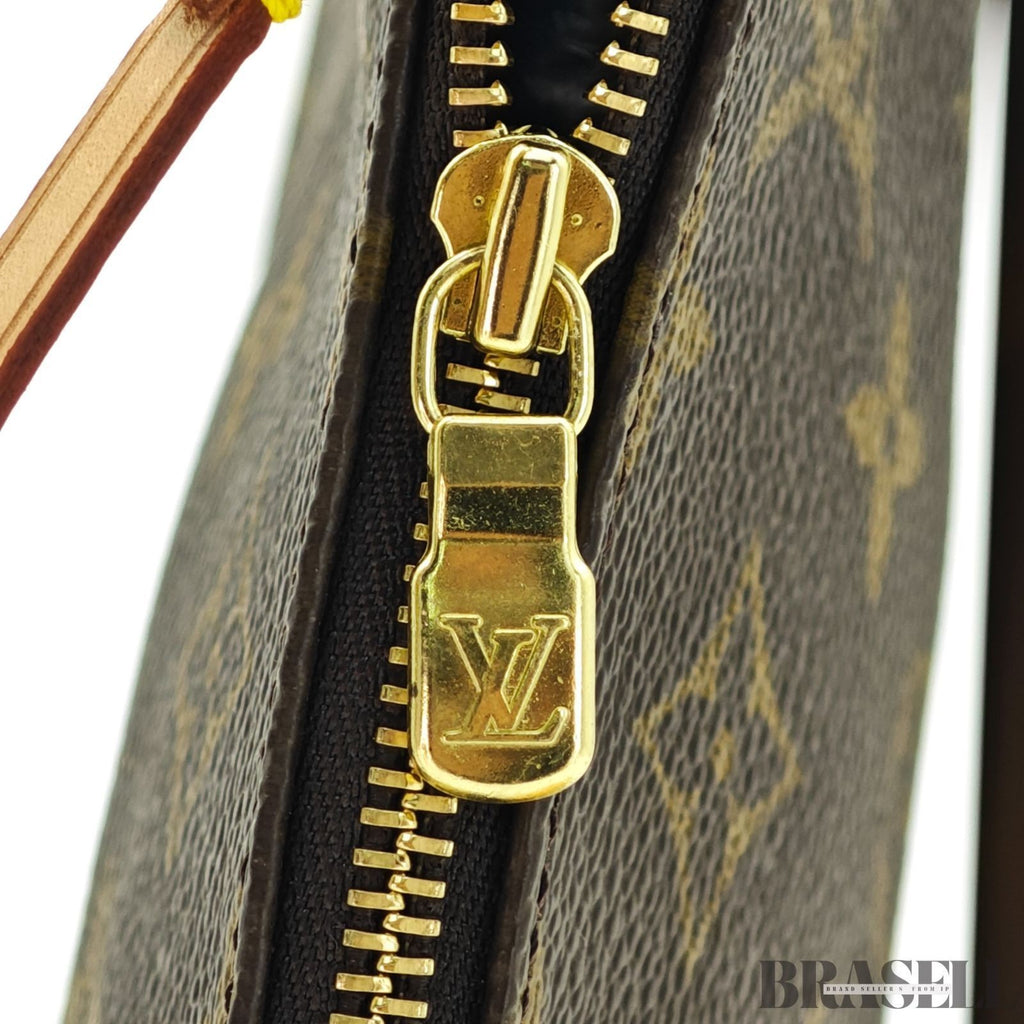 LOUIS VUITTON Pochette Accessoires M51980 Monogram Mini Handbag Brown Women’s