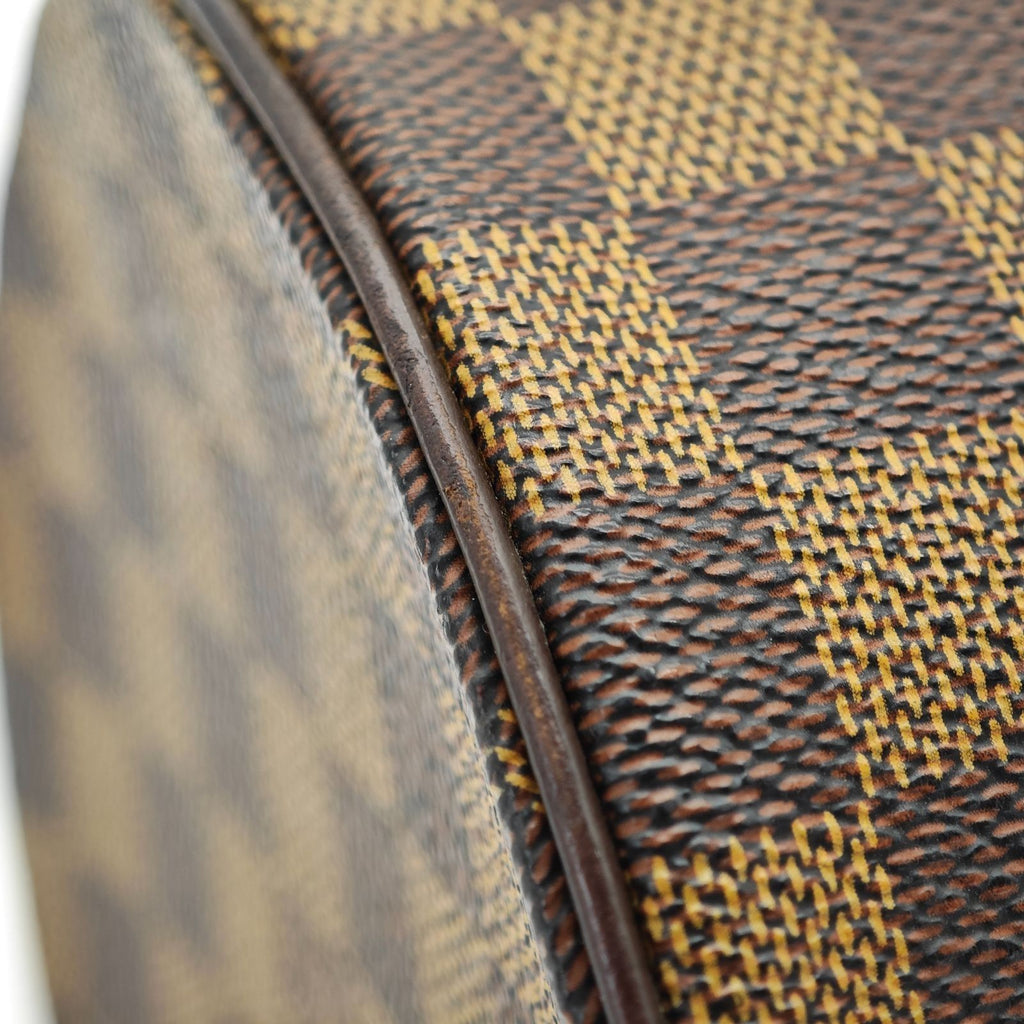 LOUIS VUITTON Damier Papillon 30 N51303 Cylindrical Bag Brown