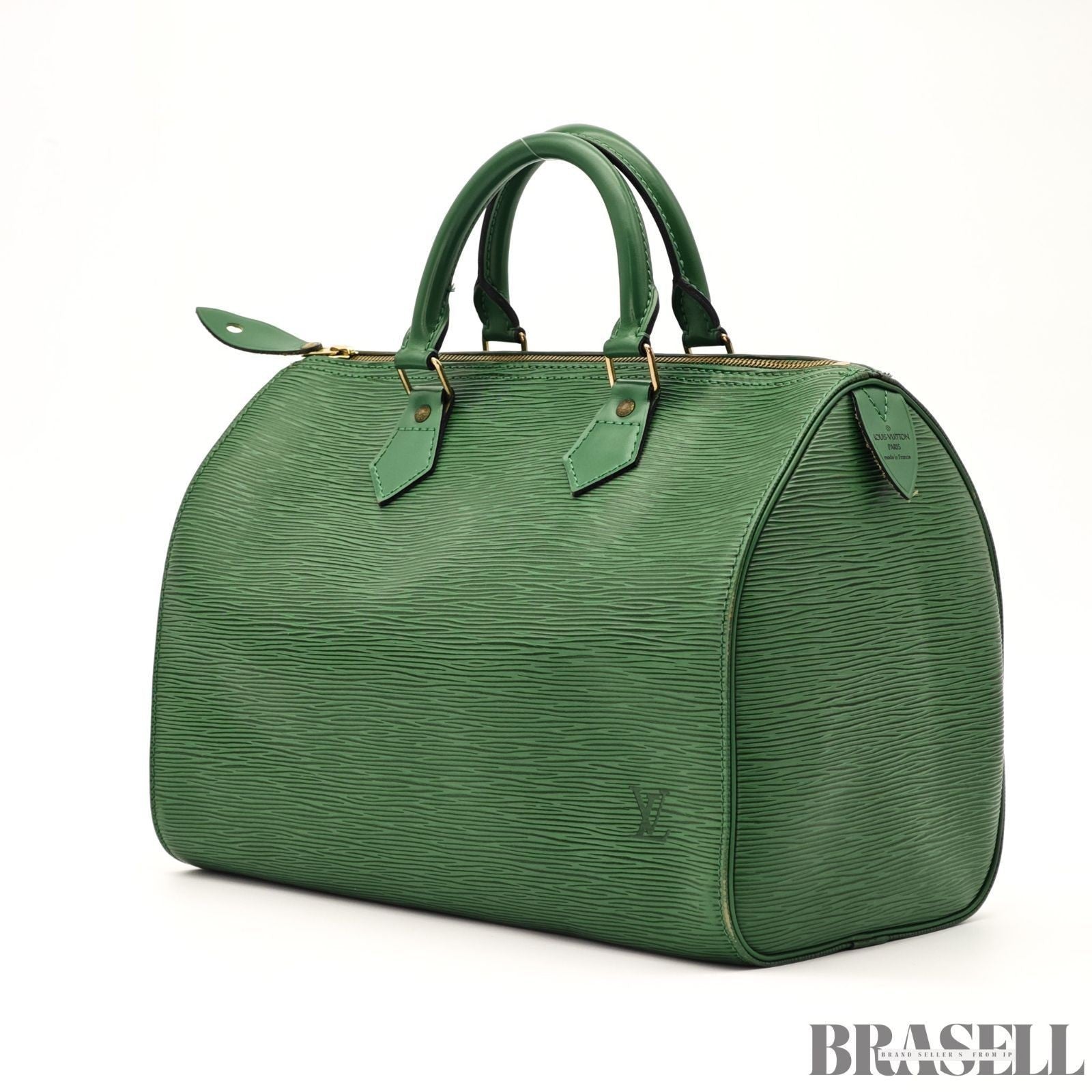 LOUIS VUITTON Epi Speedy 30 Hand Bag Mini Boston Borneo Green M43004 Leather