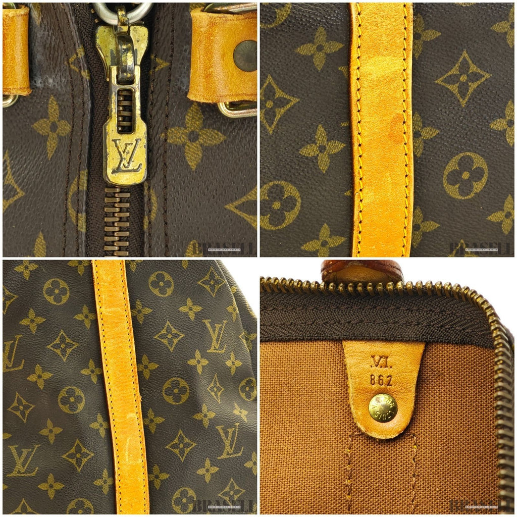 Louis Vuitton Keepall Bandoulière 60 M41412 Handbag Boston Bag Brown Unisex