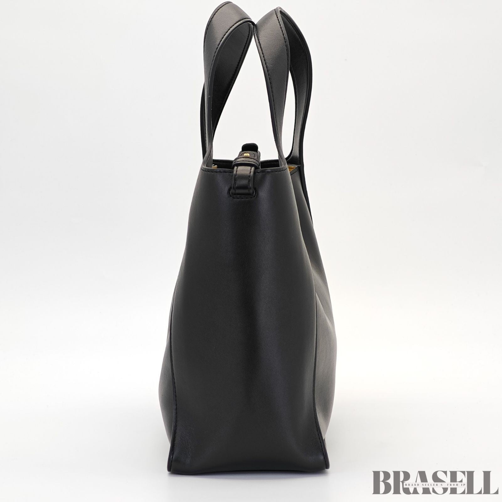 Stella McCartney Leather 2-Way Tote Bag 513860W9923 Shoulder Bag with Pouch