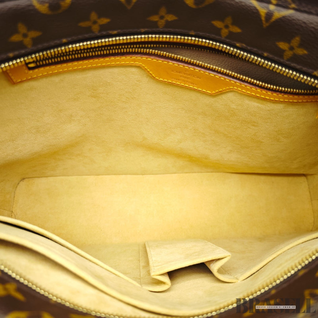 LOUIS VUITTON Luco M51155 Monogram Large Shoulder Tote Bag Brown Women’s