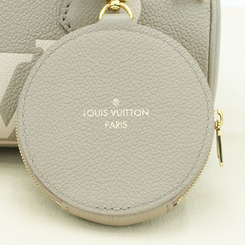 LOUIS VUITTON Empreinte Giant Papillon BB M46031 Handbag Beige Tourtière Cream