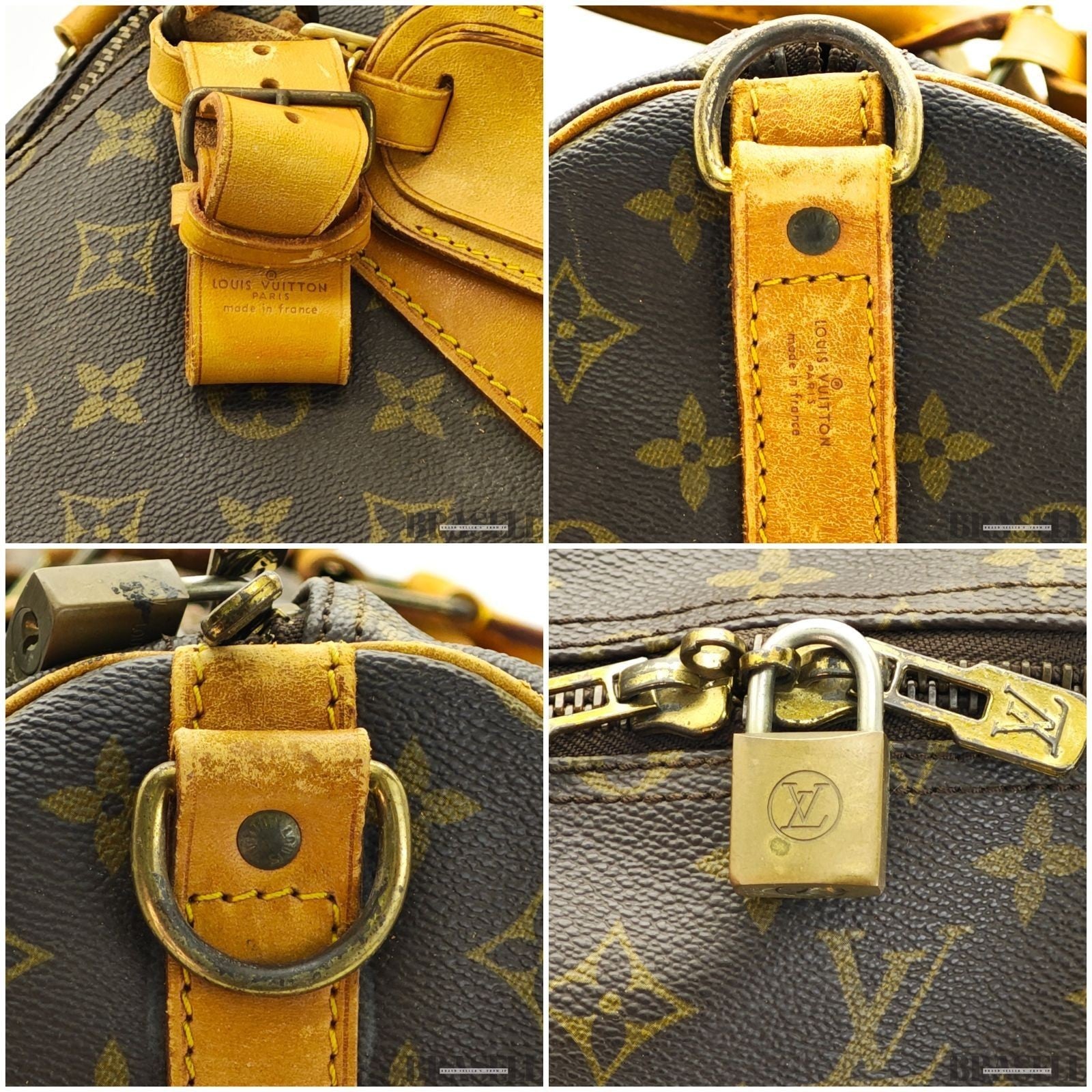 Louis Vuitton Keepall Bandoulière 60 M41412 Handbag Boston Bag Brown Unisex