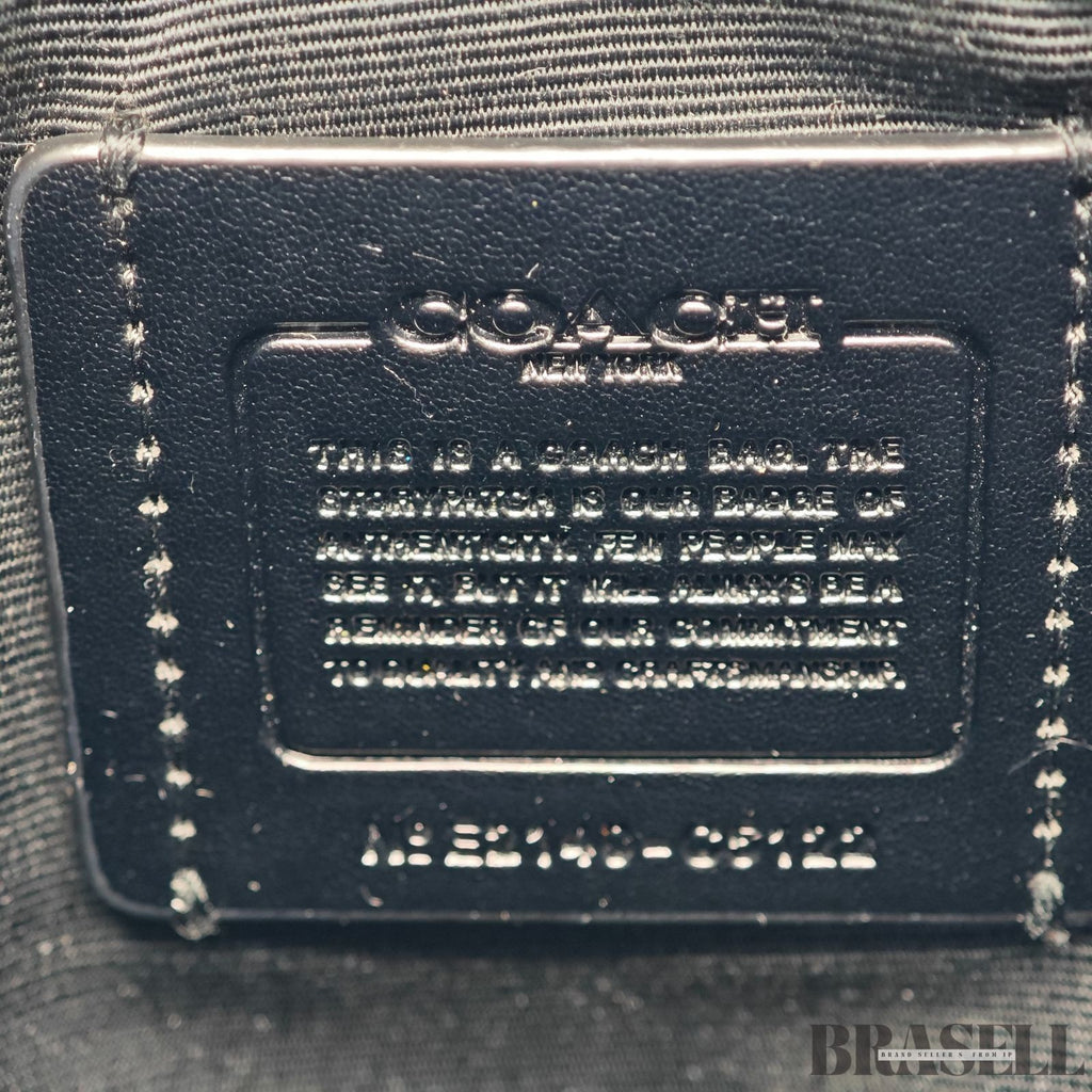 COACH Willow Tote CR677 Bag Blue Handbag for Women's