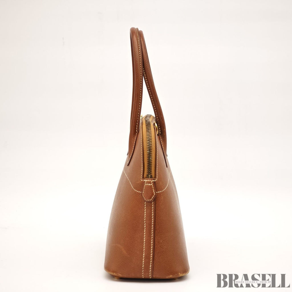 Hermes Bolide 27 Voe Epson 2way Handbag Shoulder Bag Brown Gold