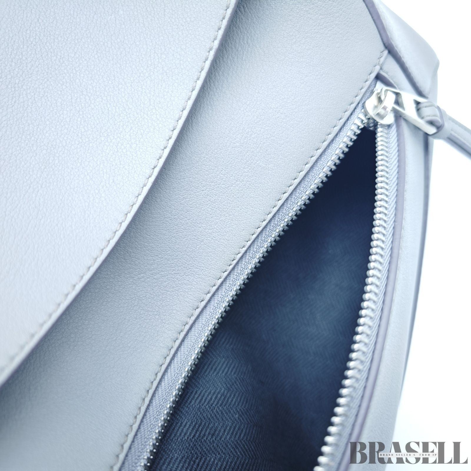 LOEWE Puzzle Bum Bag Small B510P35X09 Unique Cube-shaped Body/Shoulder Bag Gray