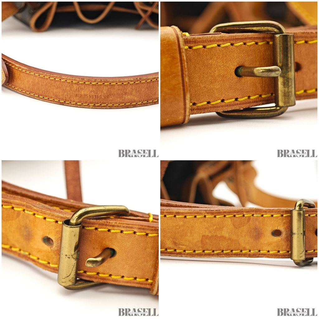 Auth LOUIS VUITTON Monogram Petit Noe M42226 Women Drawstring Shoulder Bag