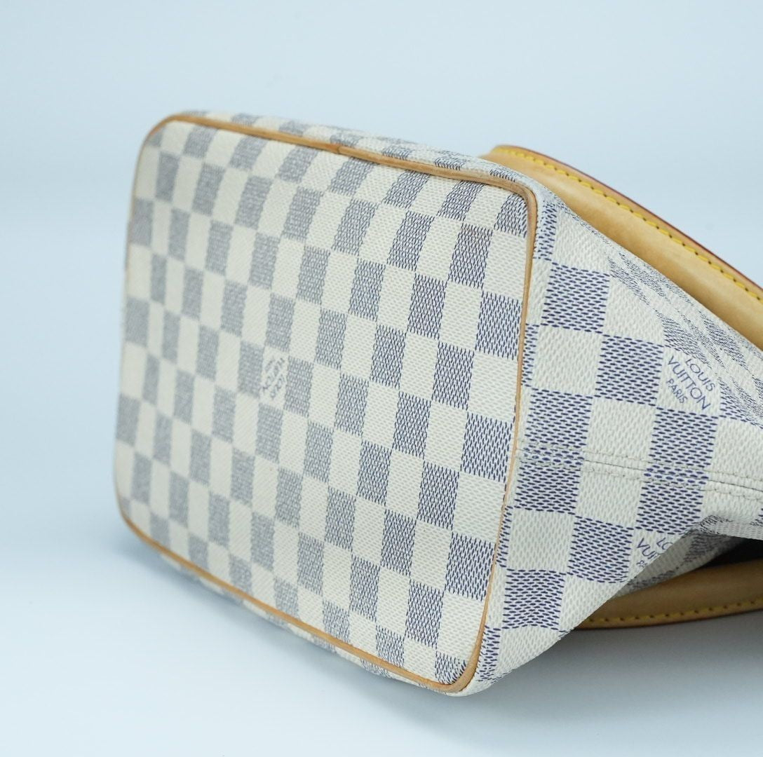 LOUIS VUITTON Damier Azur Saleya PM N51186