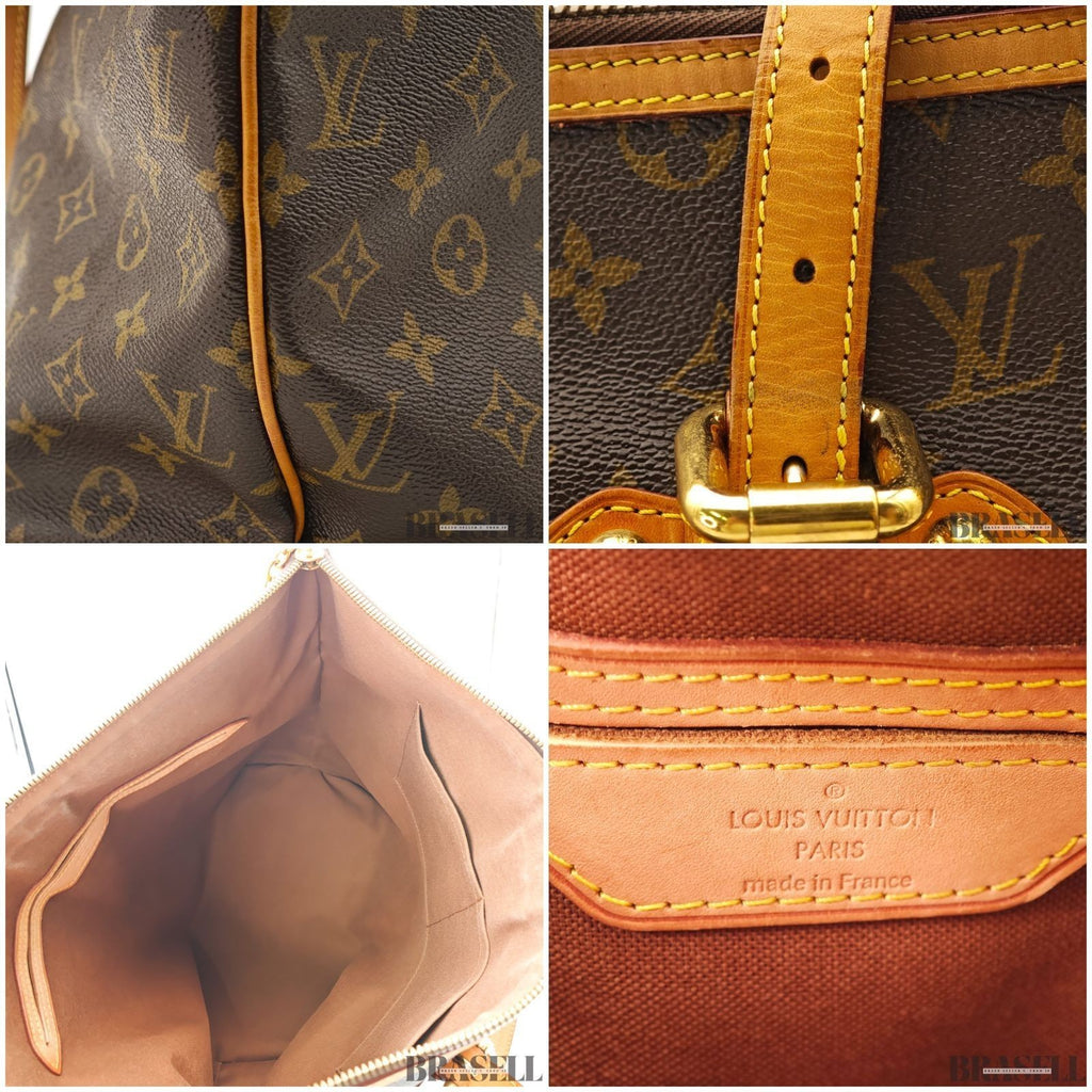 LOUIS VUITTON LV Palermo GM Shoulder Tote Bag Monogram M40146 Brown