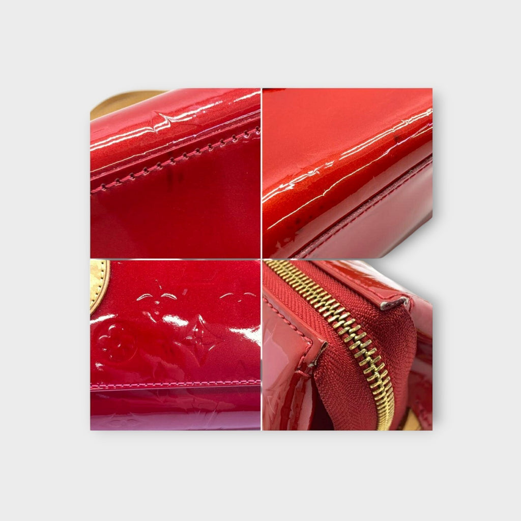 Louis Vuitton M93507 Rosewood Avenue Red Vernis Patent Leather Handbag【B】