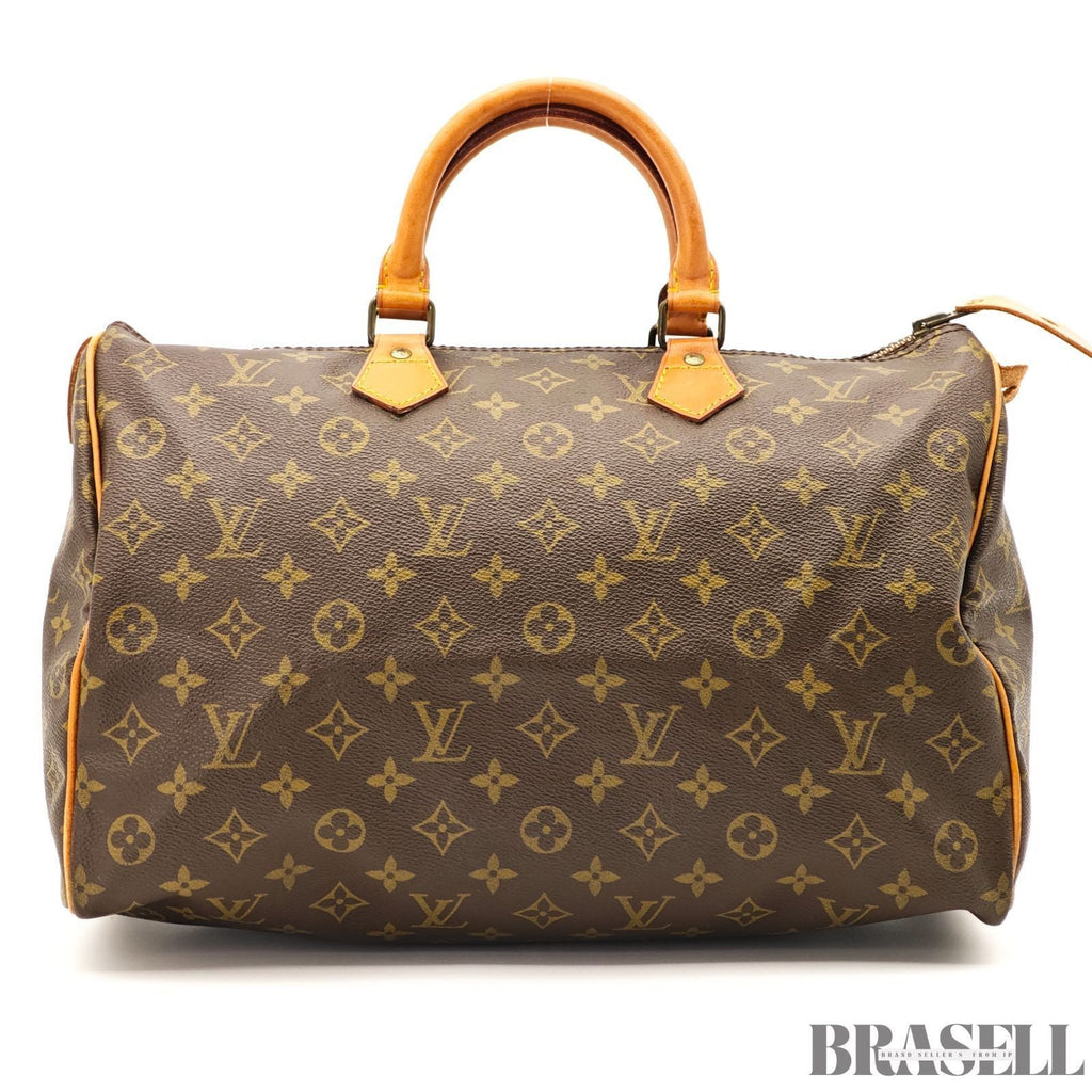 LOUIS VUITTON Speedy 35 M41524 Handbag Brown Monogram Canvas Mini Boston Bag