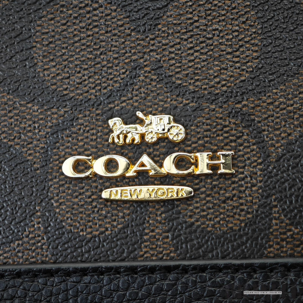 COACH Willow Tote CR677 Bag Blue Handbag for Women's
