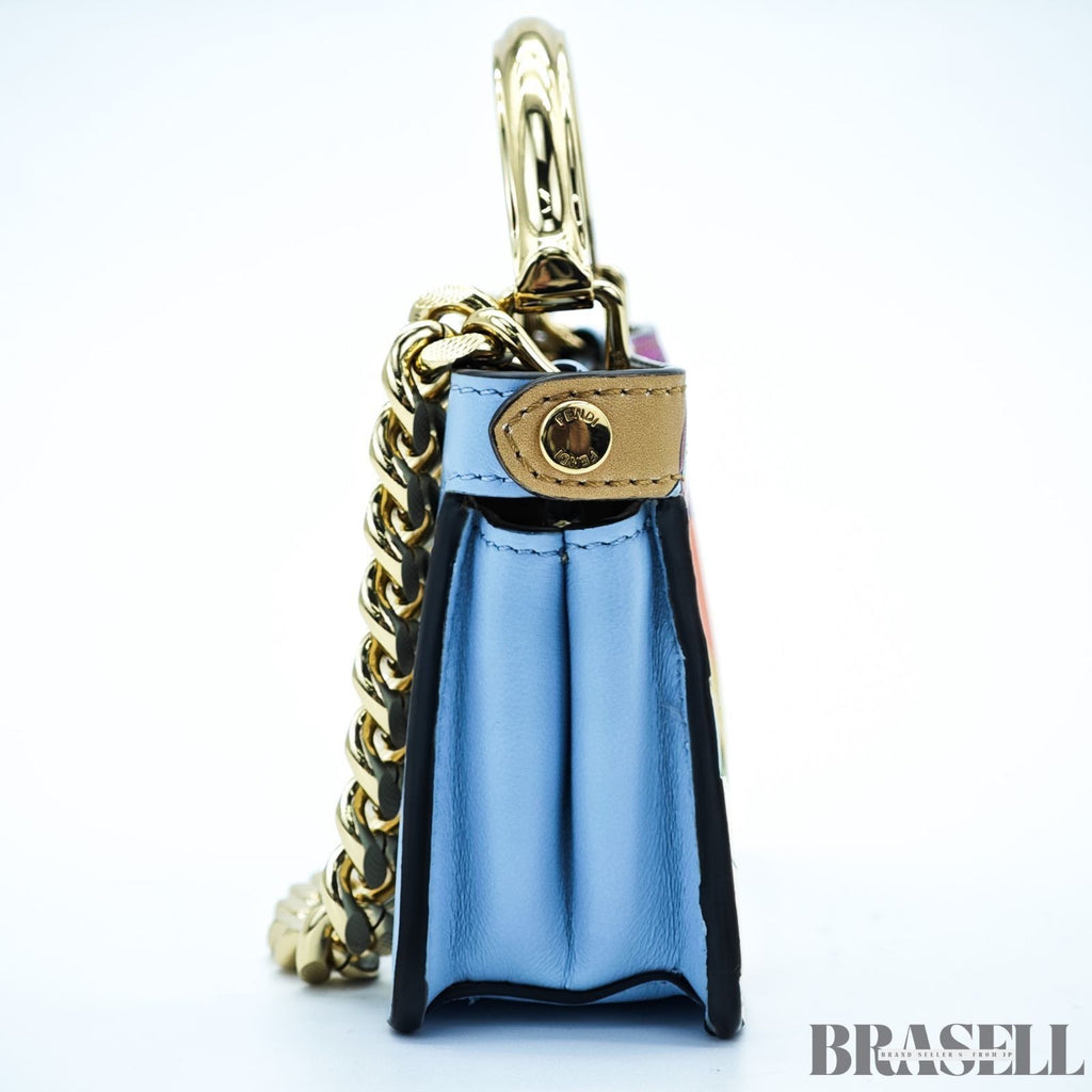 FENDI Peekaboo Nano Handbag Multicolor Bold and Stylish Women's