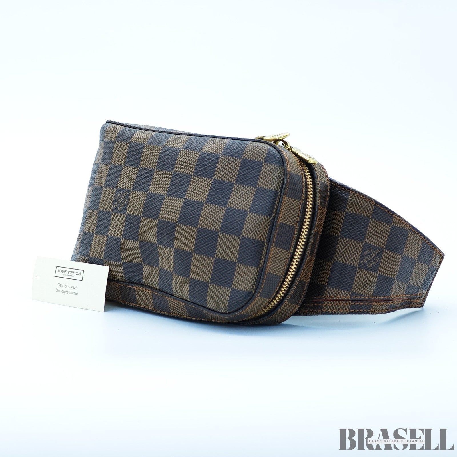LOUIS VUITTON Geronimos N51994 Crossbody Bag Damier Ebene Brown