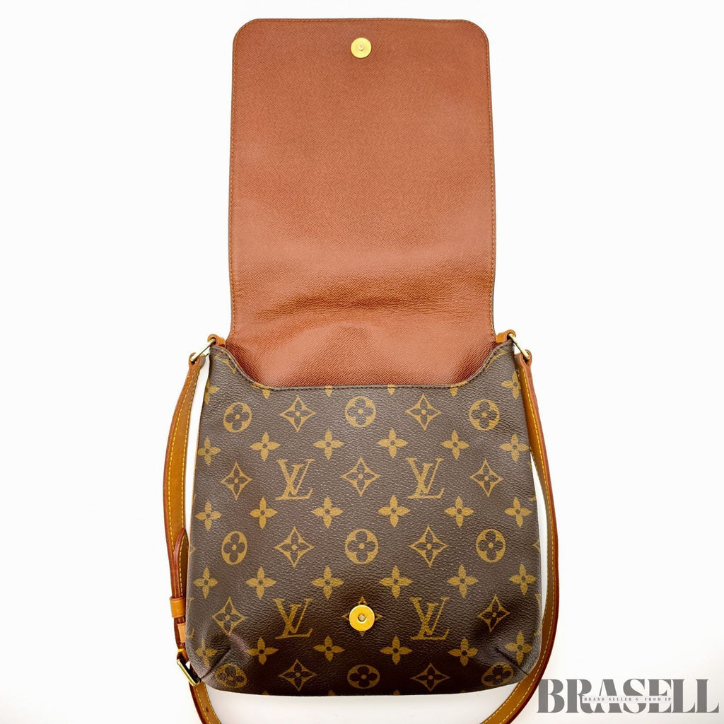 Louis Vuitton Musette Salsa M51387 Monogram Canvas Brown Shoulder Bag Woman