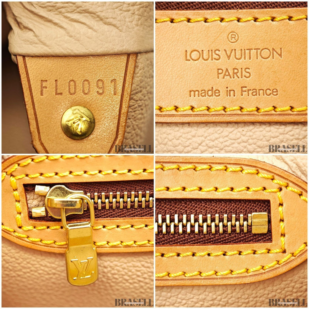 LOUIS VUITTON Bucket GM M42236 Tote Bag Monogram Brown Leather Pouch Dust Bag