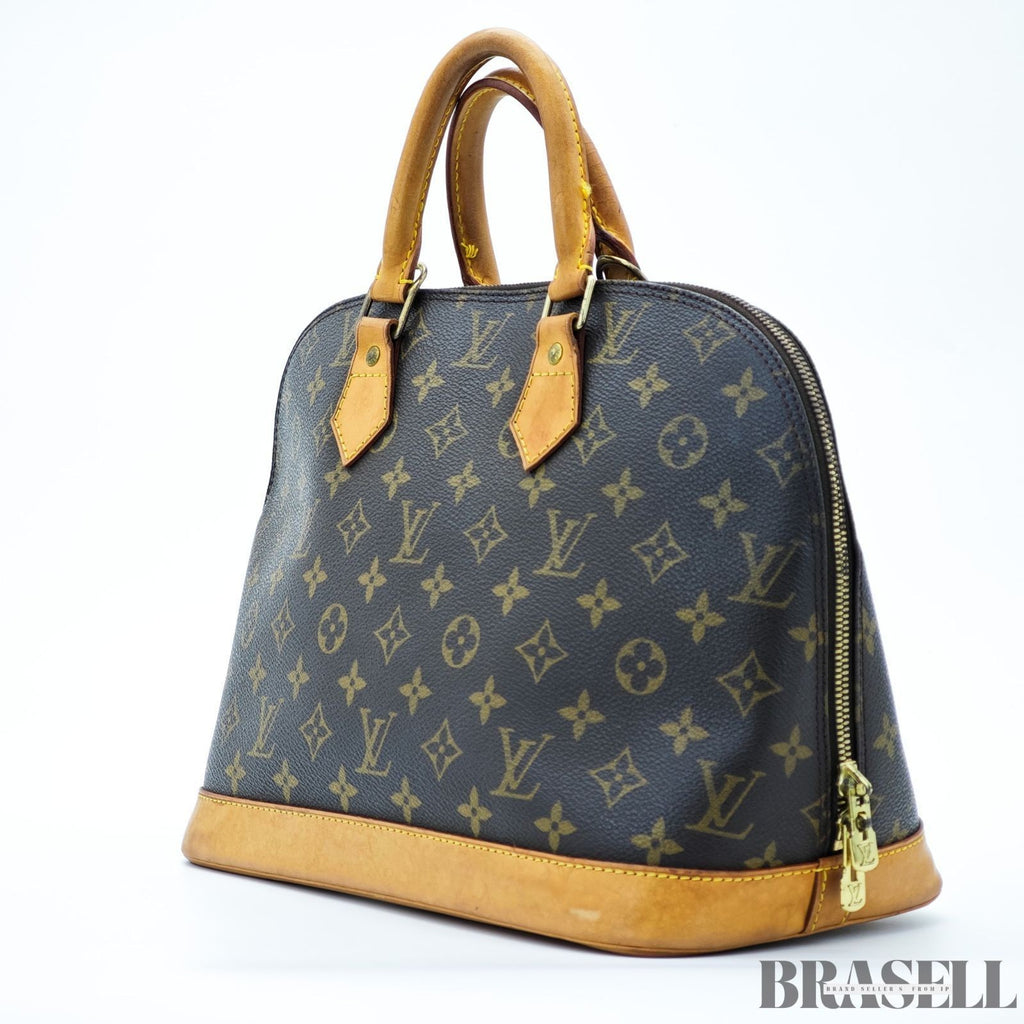 LOUIS VUITTON Alma PM M51130 Monogram Brown Top Handle Handbag Women’s