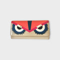 FENDI Bag Bugs Chain Wallet Leather Monster Series