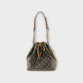Louis Vuitton Petit Noé Shoulder Bag Monogram Canvas【C】