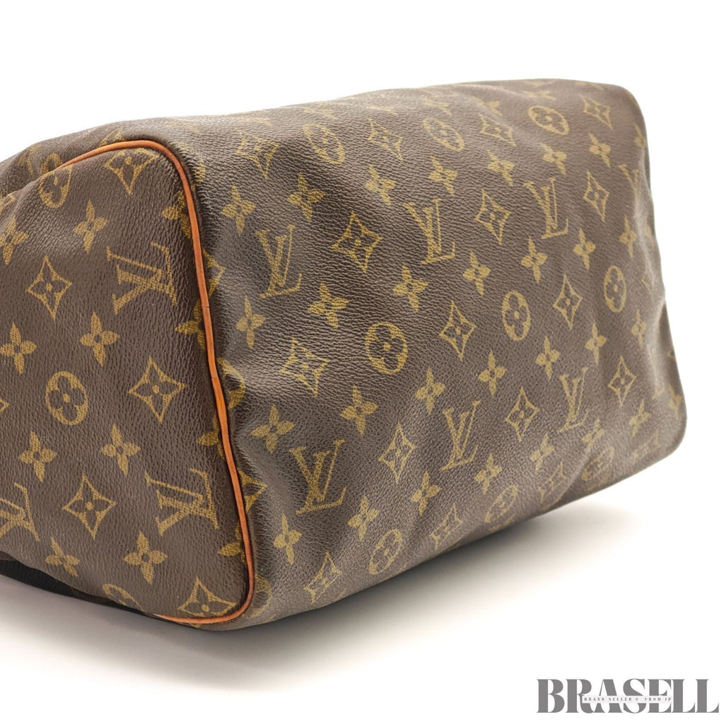 LOUIS VUITTON Speedy 30 M41526 Mini Boston Bag Brown Monogram Canvas Women's