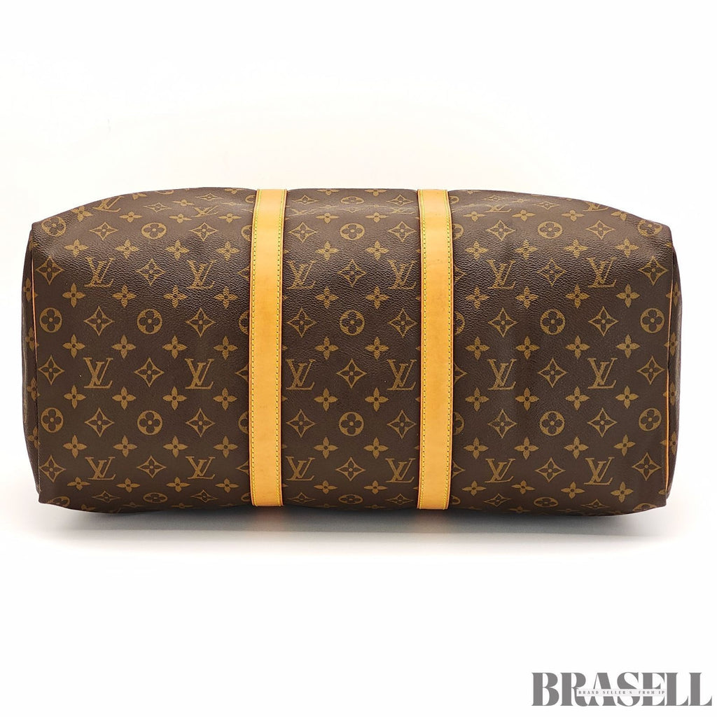 Louis Vuitton Monogram Keepall 50 M41426 Boston Bag Large Capacity Travel Brown