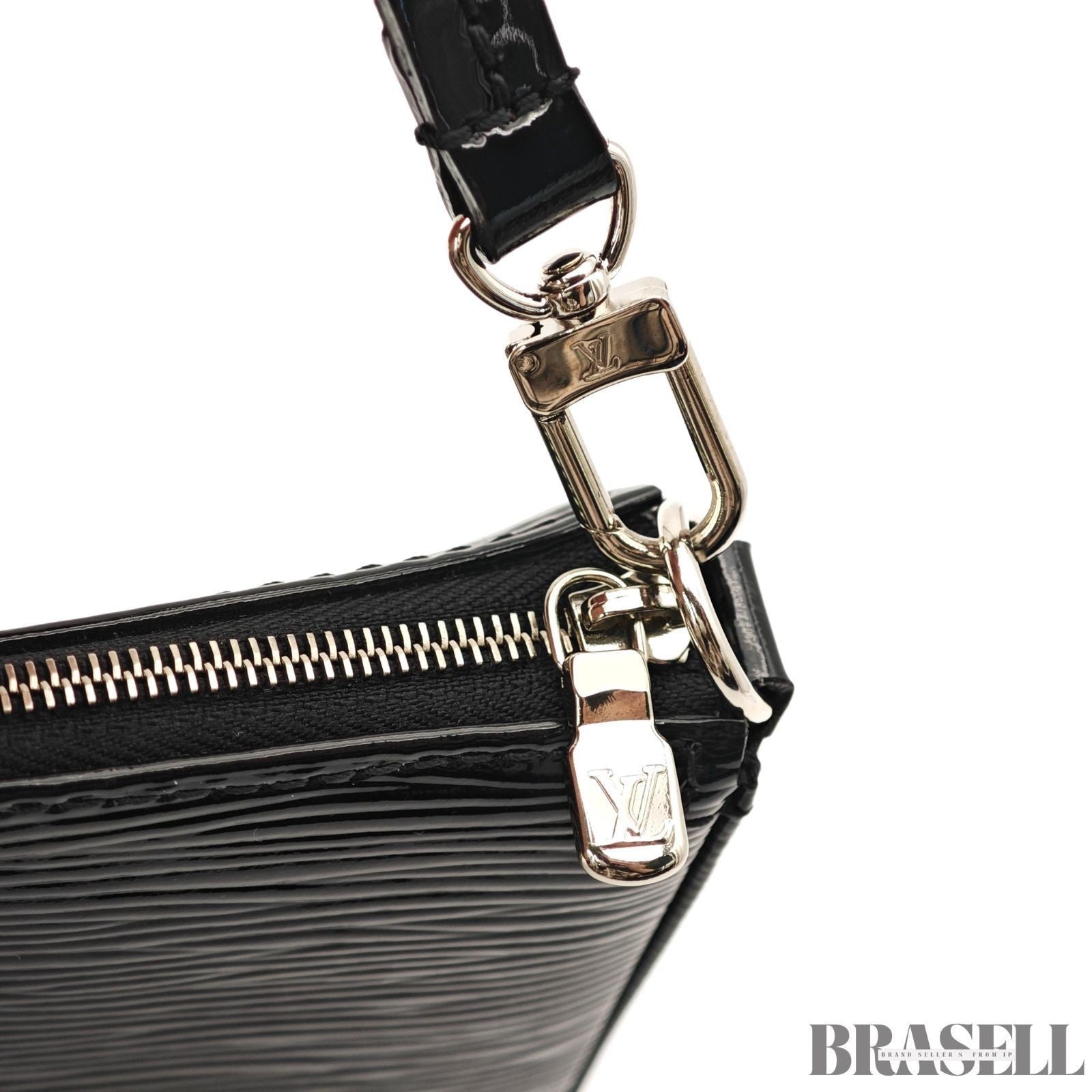 Louis Vuitton Electric Pochette Accessoires M4080N Handbag Mini Leather Noir