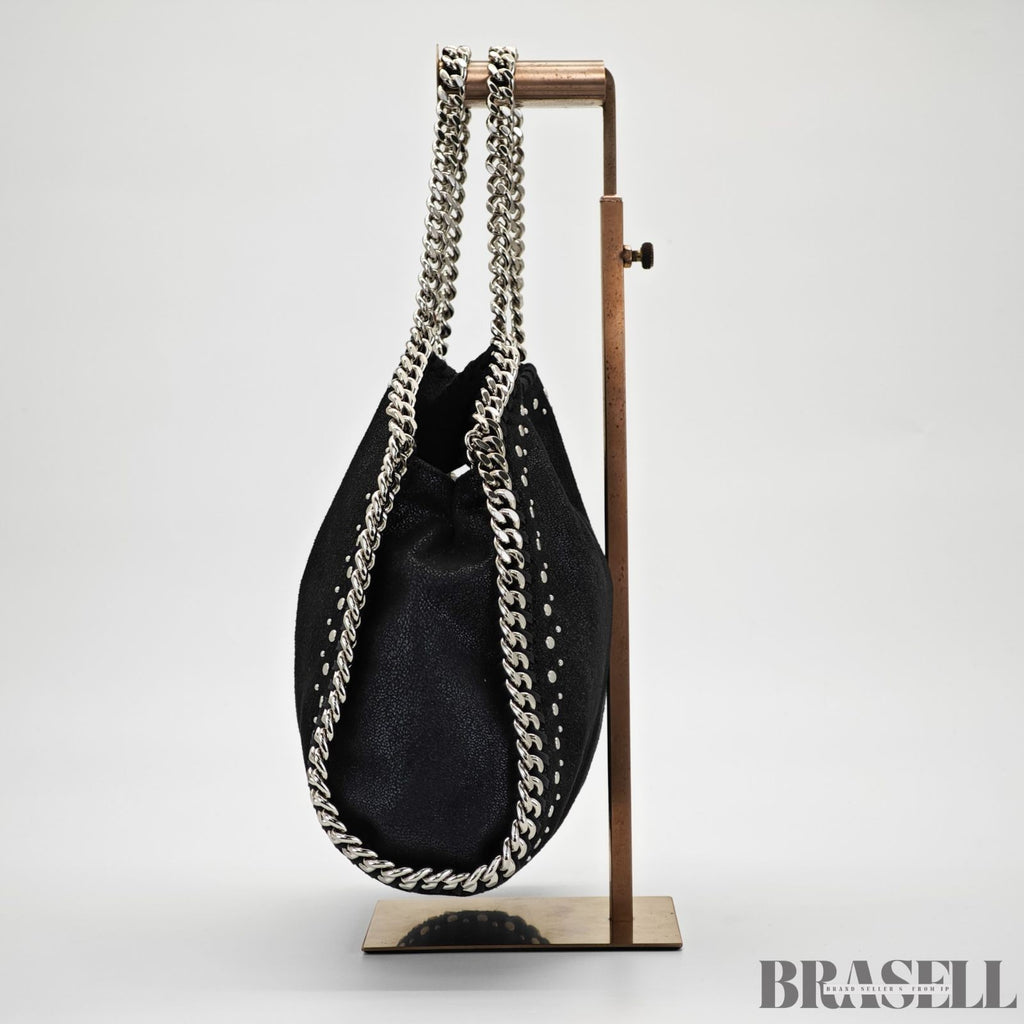 Stella McCartney Shoulder Bag/Handbag 2-Way Studs Black Women's