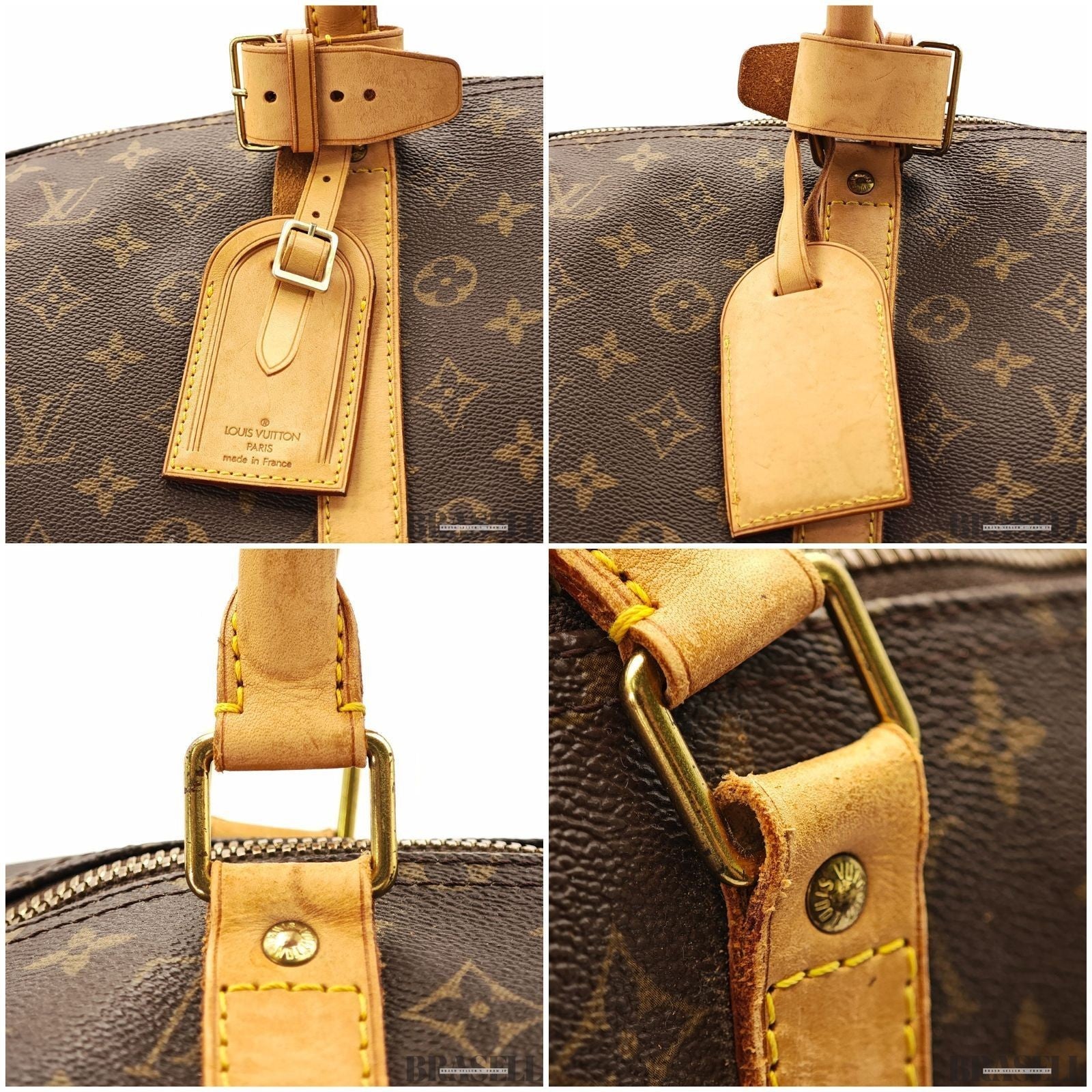 Louis Vuitton Keepall Bandoulière 55 M41414 Boston Bag Large Travel Brown Unisex
