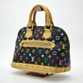 Louis Vuitton Monogram Multicolor Alma Handbag Noir M92646
