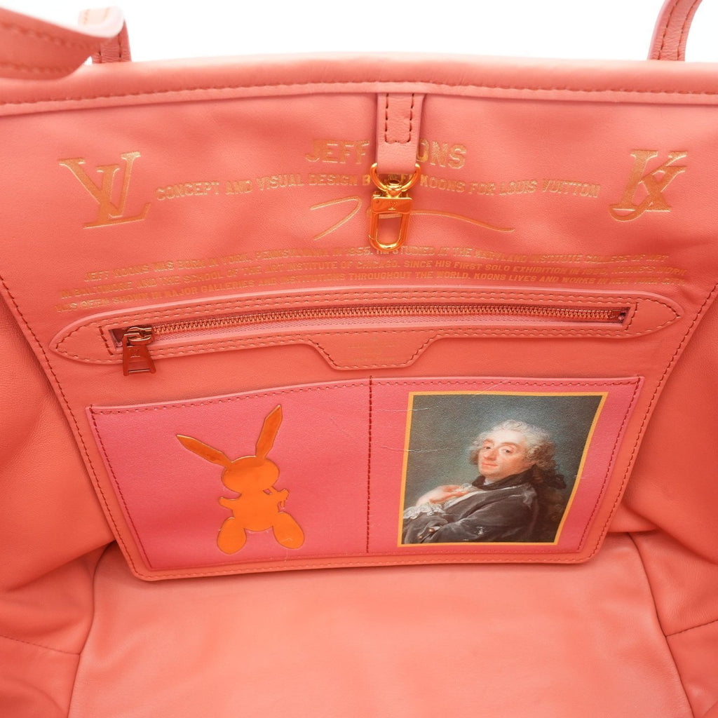 LOUIS VUITTON Neverfull MM Masters Collection M43357 Tote Bag with Pouch
