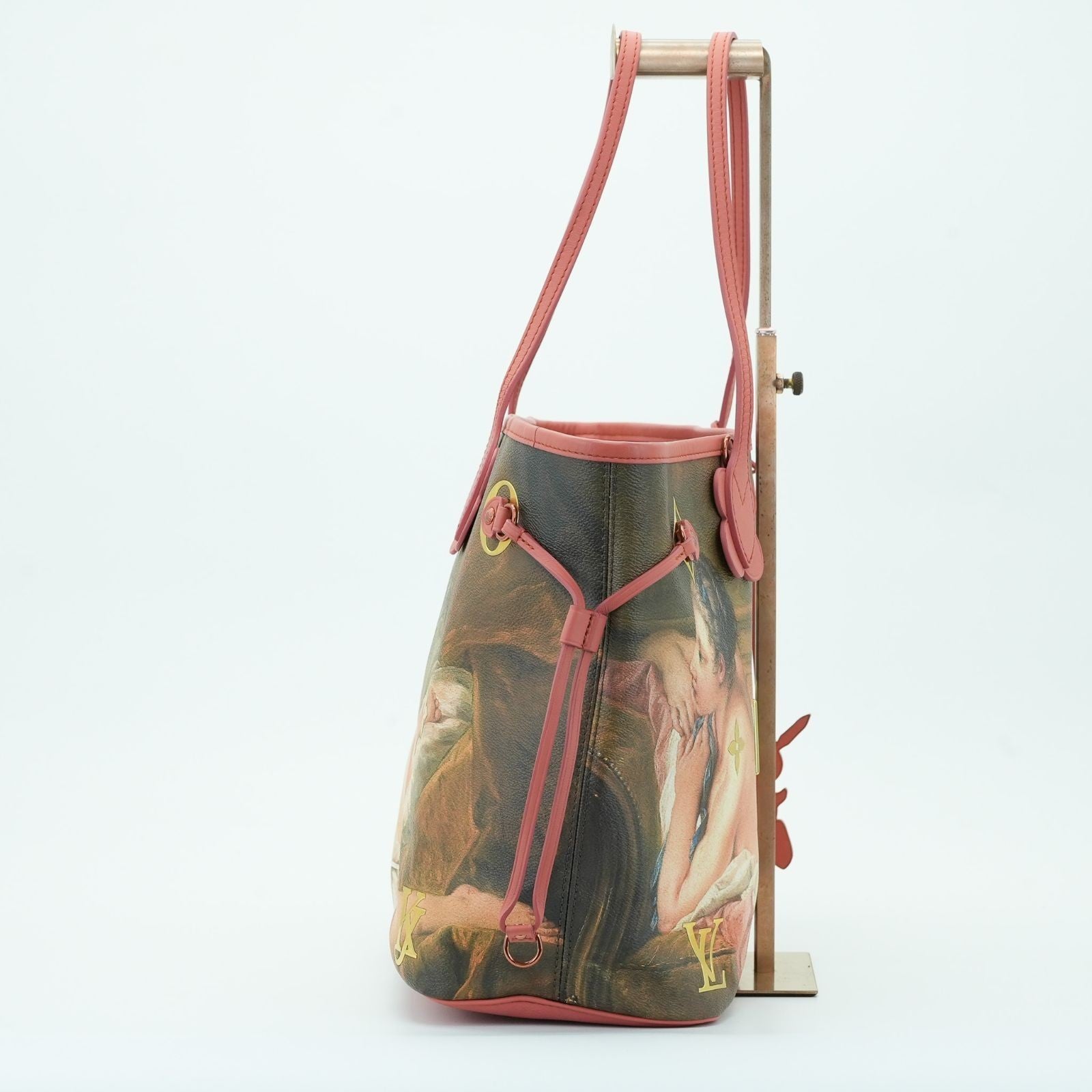 LOUIS VUITTON Neverfull MM Masters Collection M43357 Tote Bag with Pouch