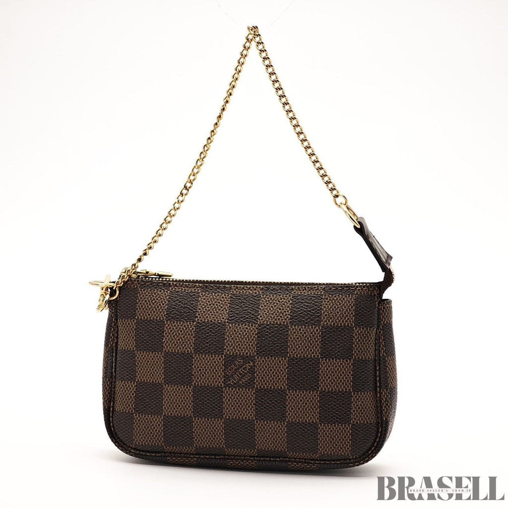 Louis Vuitton Damier Ebene Mini Pochette Accessoires M58009 Handbag Brown