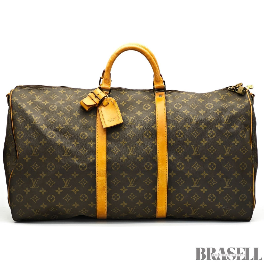 Louis Vuitton Keepall Bandoulière 60 M41412 Handbag Boston Bag Brown Unisex