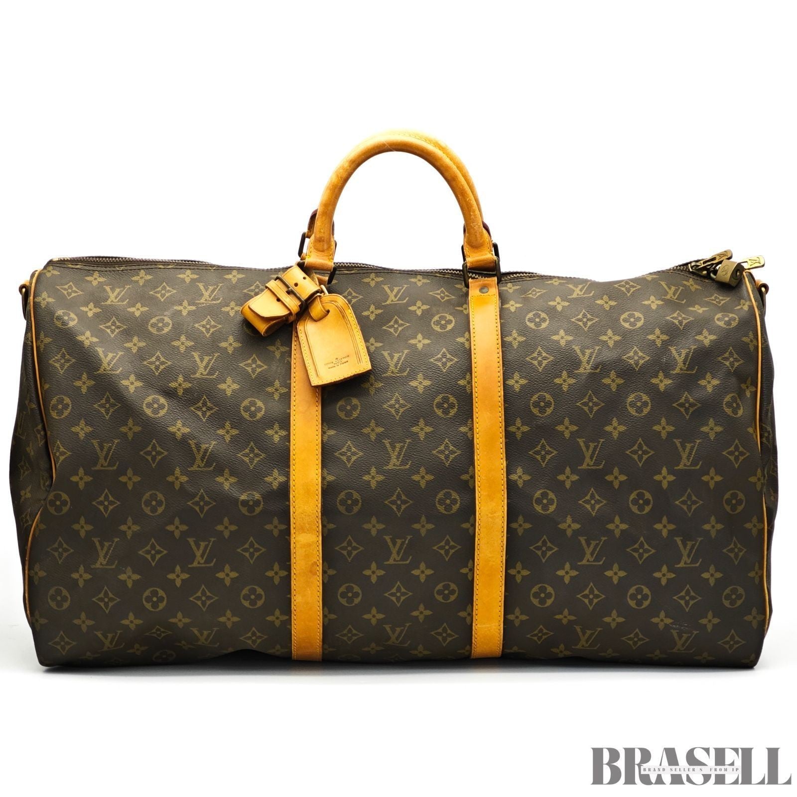 Louis Vuitton Keepall Bandoulière 60 M41412 Handbag Boston Bag Brown Unisex
