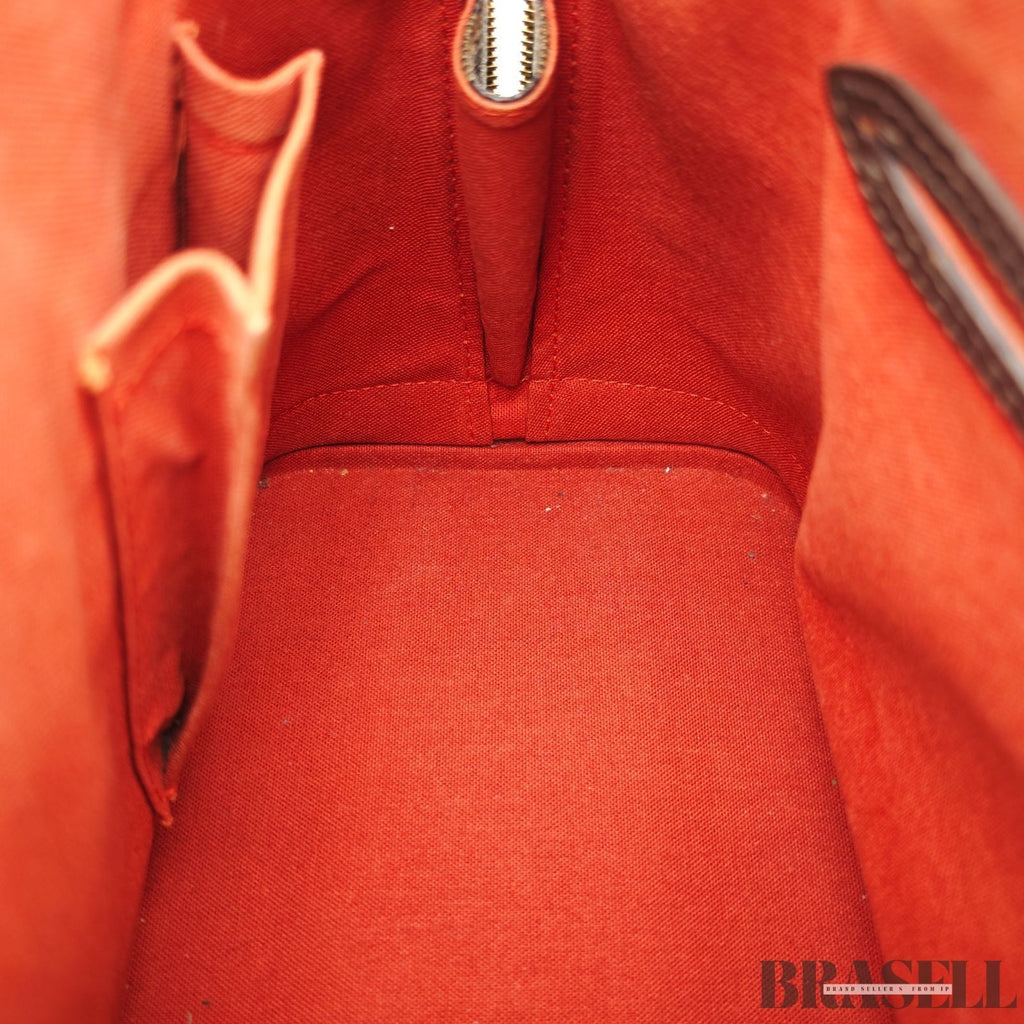 Louis Vuitton Hand Bag N51131 Alma Ebene Damier Canvas Brown FL1014