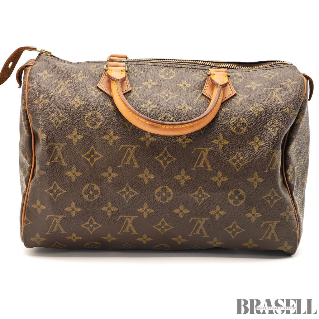 LOUIS VUITTON Speedy 30 M41526 Mini Boston Bag Brown Monogram Canvas Women's