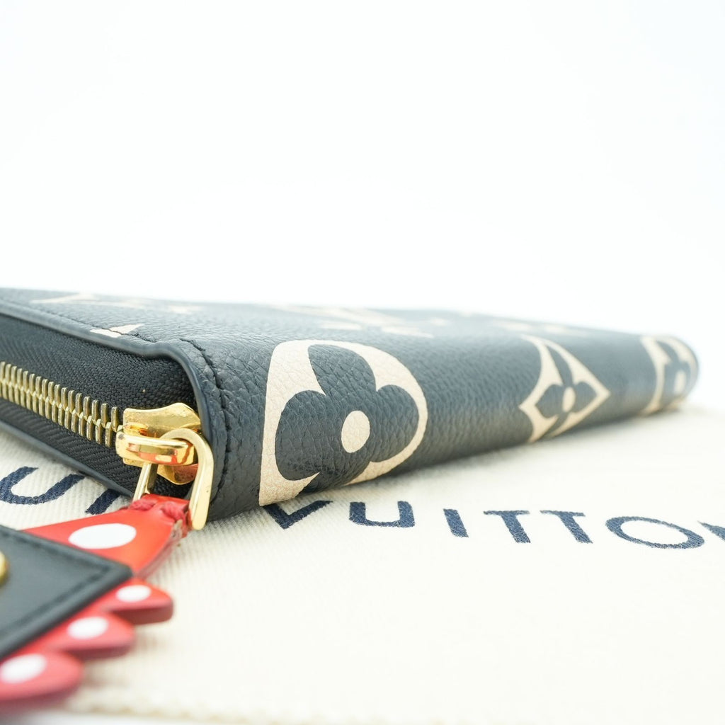 LOUIS VUITTON Empreinte Giant M69698 Long Wallet Zippy Wallet Black