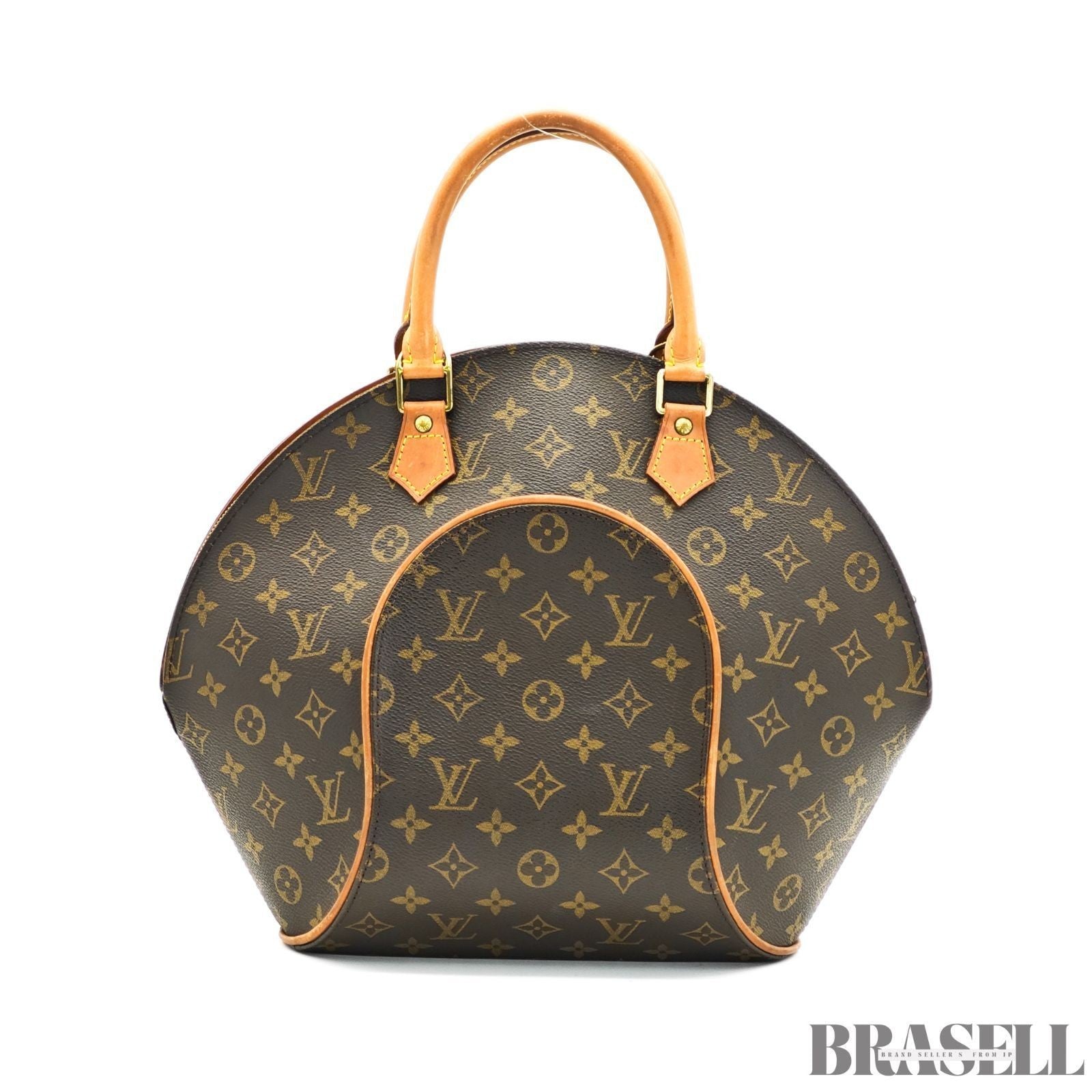 Louis Vuitton Ellipse PM M51127 Monogram Canvas Handbag Brown Woman